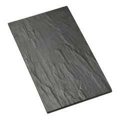 American Metalcraft Faux Slate Melamine Platter, Black
