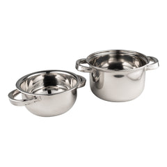 American Metalcraft Mussel Server with Lid, 64 oz, Stainless Steel