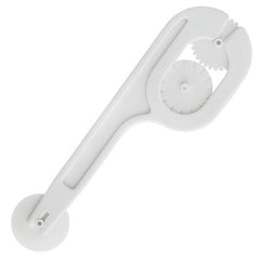 Ateco Fondant Cutter and Embosser, White Plastic