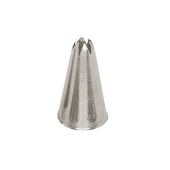 Ateco Closed Star Piping Tip, Stainless Steel