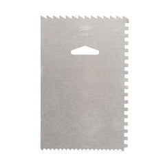 Ateco Decorating Comb and Smoother, 4 Sided, Aluminum