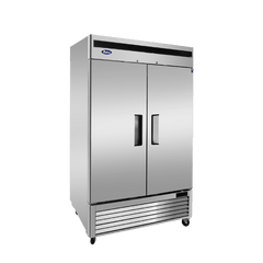 Atosa MBF8503GR Bottom Mount Double Stainless Steel Door Reach-In Freezer, 55", 115/60/1