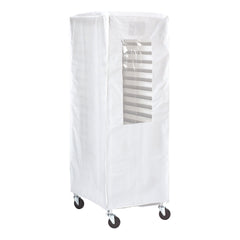 Browne Bun Pan Rack Cover, Heavy Duty, White w Window