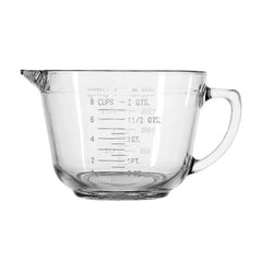 Anchor Measuring Cup / Batter Bowl, 2 qt, Glass