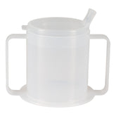 BIOS Transparent Mug with 2 Handles, 9 oz, Clear