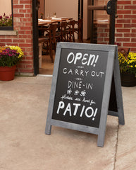 American Metalcraft Deluxe Double-Sided Sandwich Board, FINAL SALE