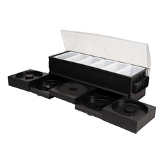 Browne All-In-One Bar Caddy, 6 Compartments and Rimmer Station