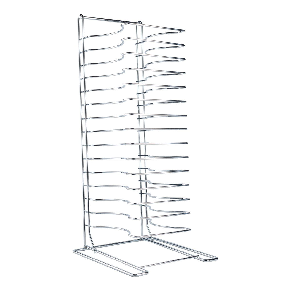 American Metalcraft Pizza Pan Storage Rack, 15 Shelves