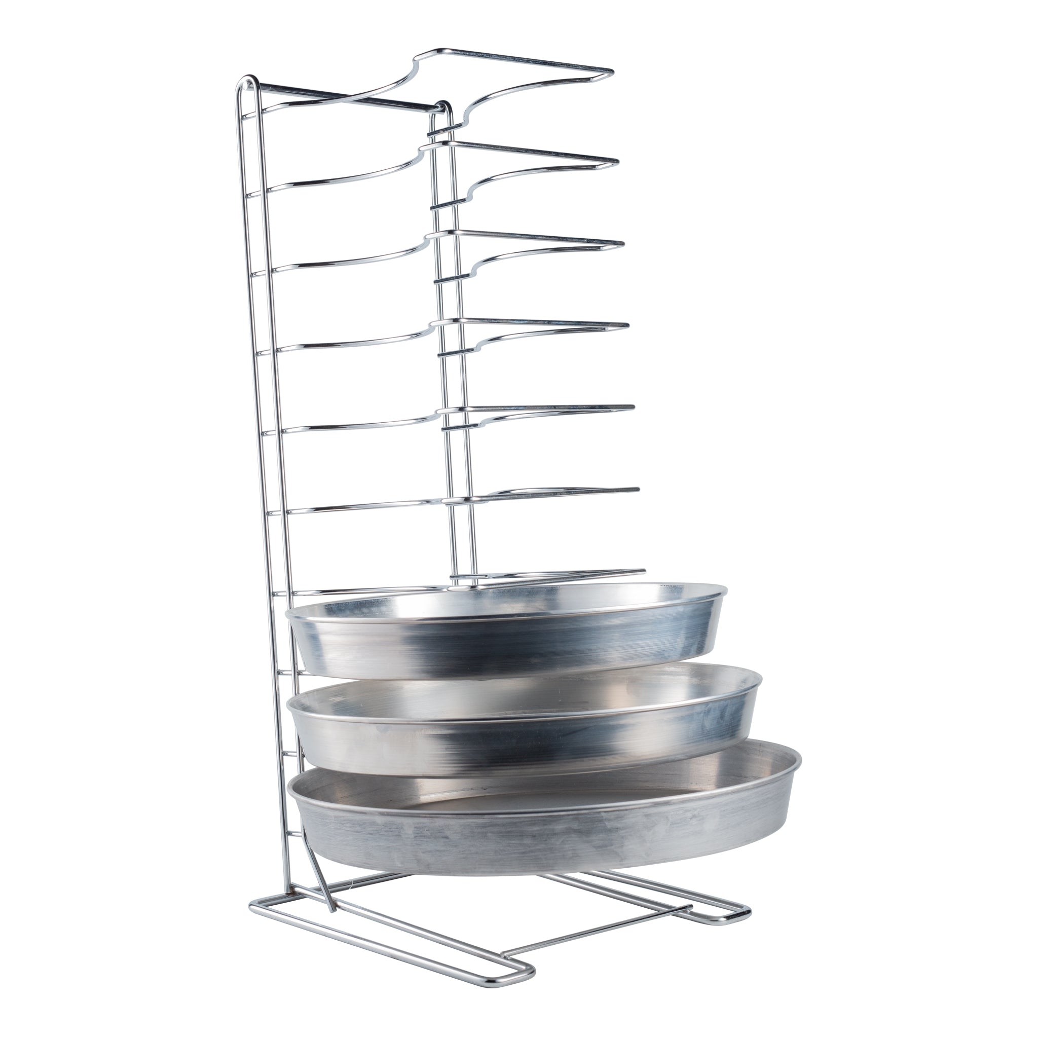 American Metalcraft Pizza Pan Storage Rack, 11 Shelves