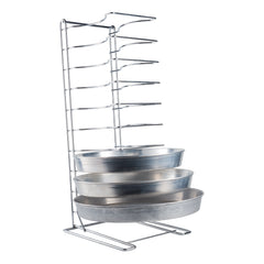 American Metalcraft Pizza Pan Storage Rack, 11 Shelves
