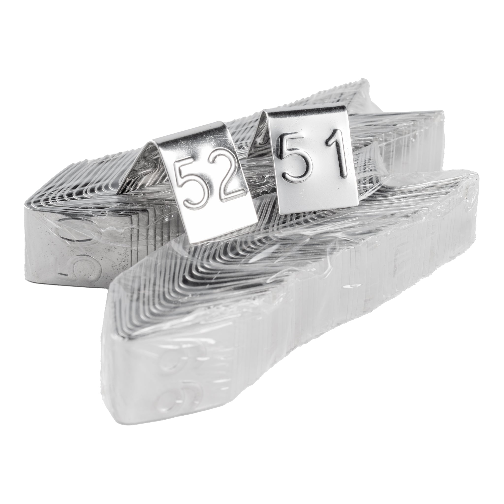 American Metalcraft Mini Number Tents, 1-100, 1" Square (100-pack), FINAL SALE