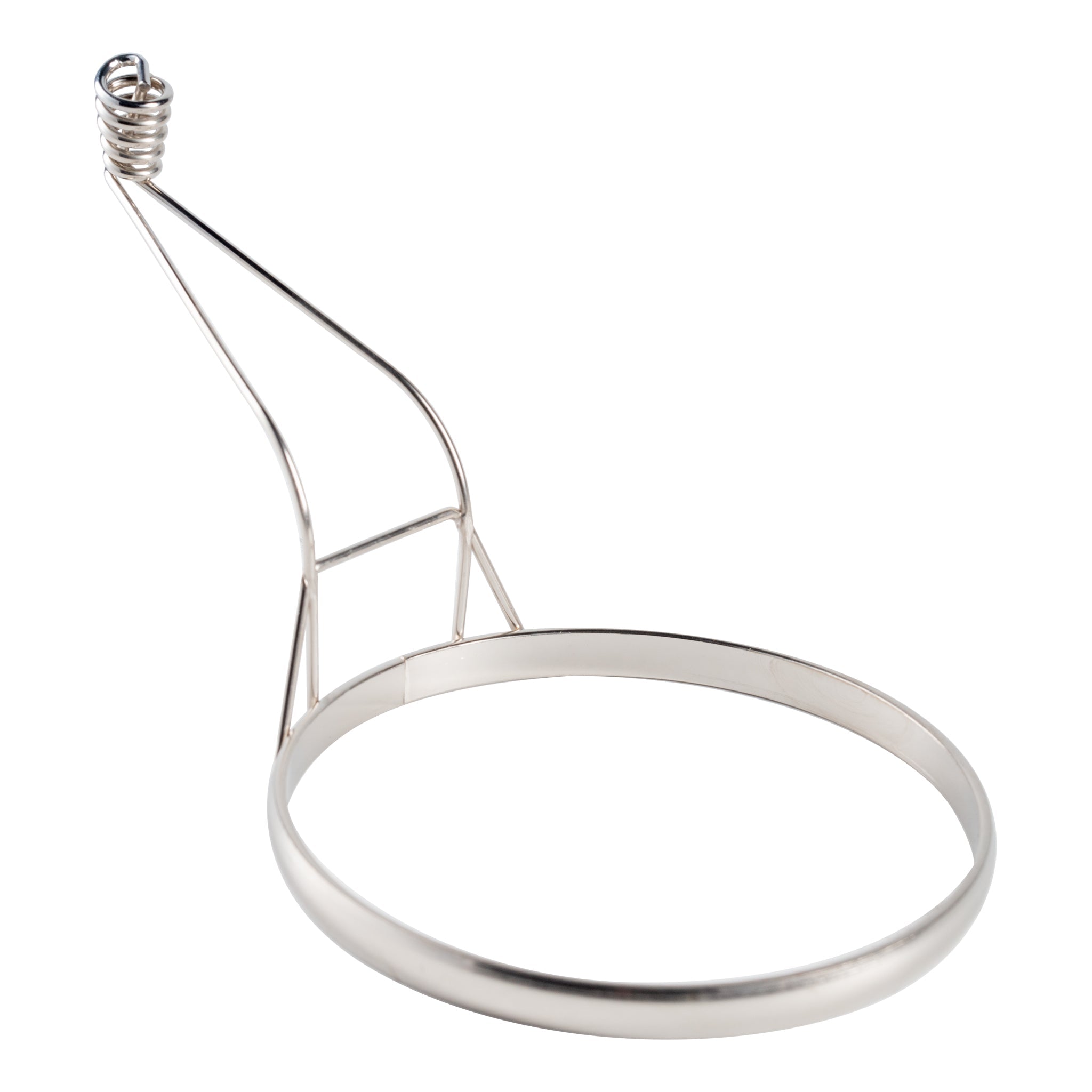 American Metalcraft Egg Ring with Coil Handle, Chrome Plated
