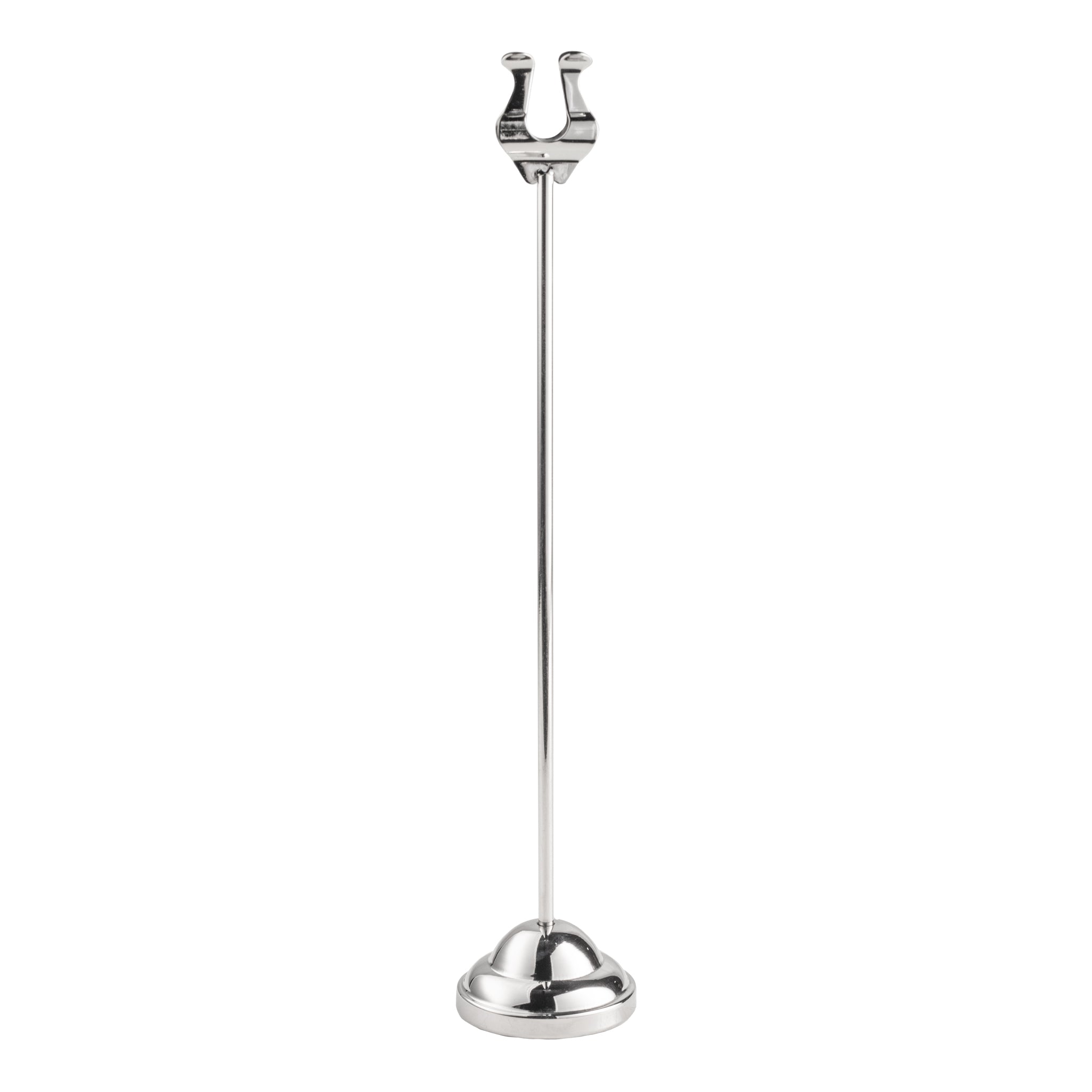 American Metalcraft Harp-Style Weighted Card Holder, Stainless Steel