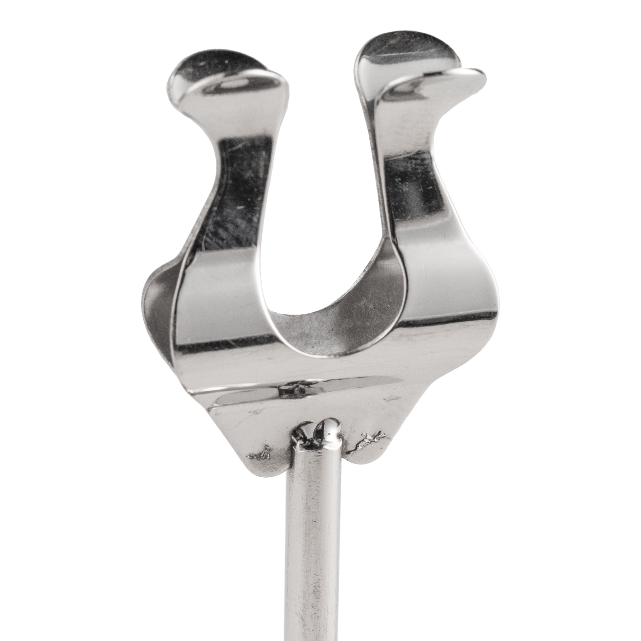 American Metalcraft Harp-Style Weighted Card Holder, Stainless Steel