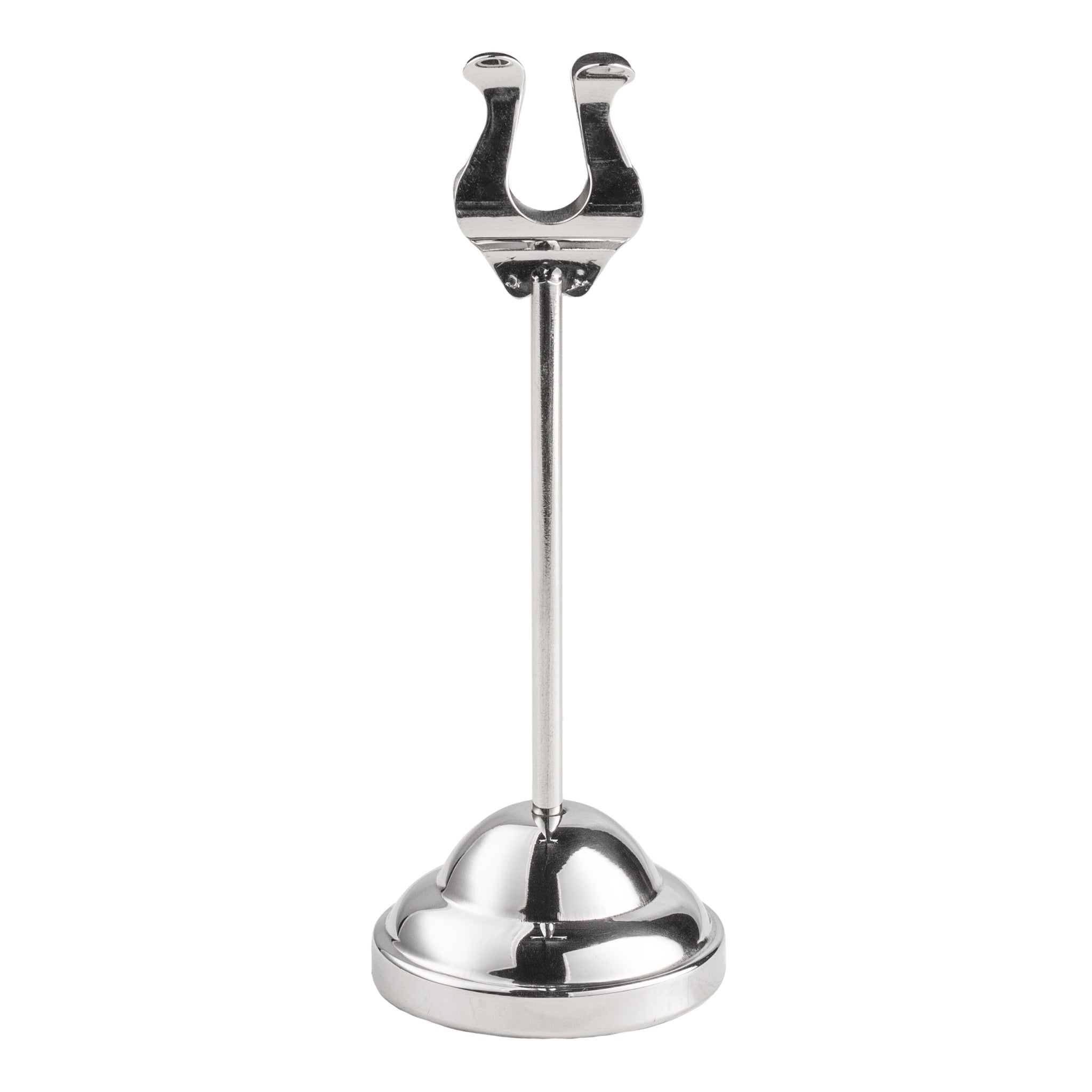 American Metalcraft Harp-Style Weighted Card Holder, Stainless Steel