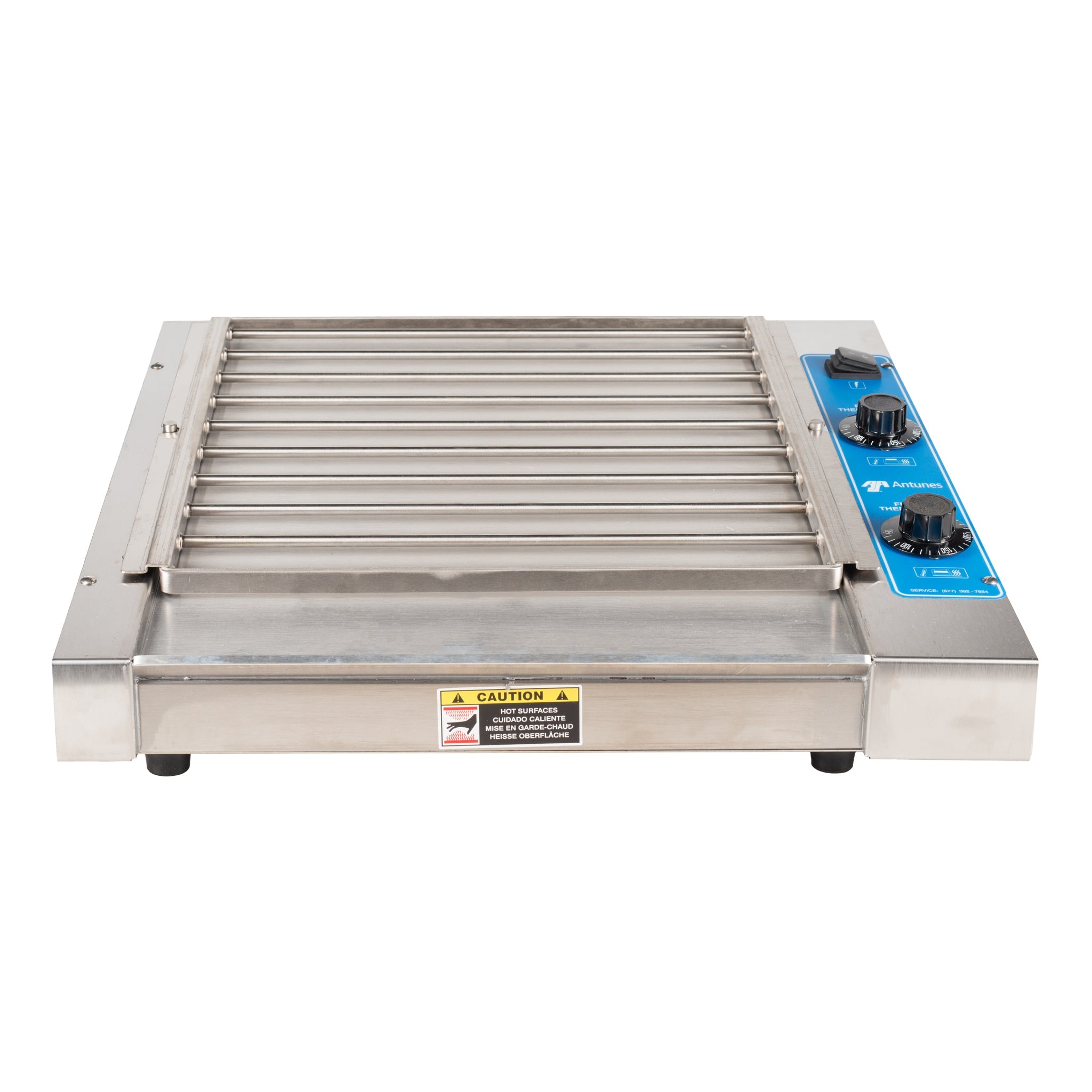 Antunes HDC-30A-9300330 Hot Dog Corral Slanted Hot Dog Roller Grill, 30 Hot Dogs, 120V
