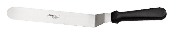 Ateco Offset Spatula, Black Plastic Handle