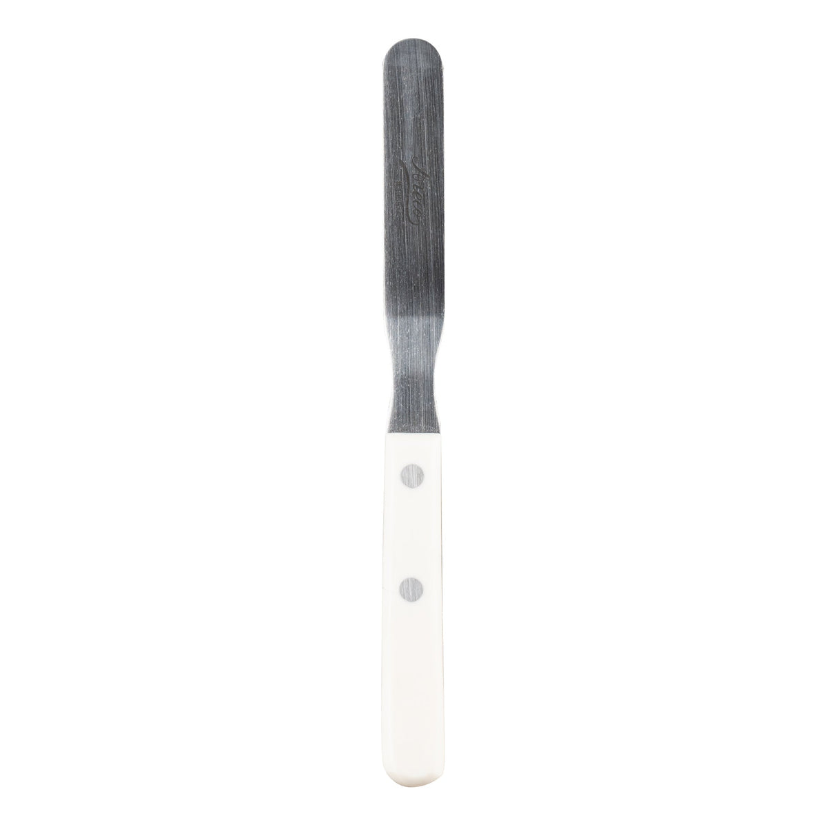 Ateco Offset Spatula, White POM Handle, 4.5", FINAL SALE