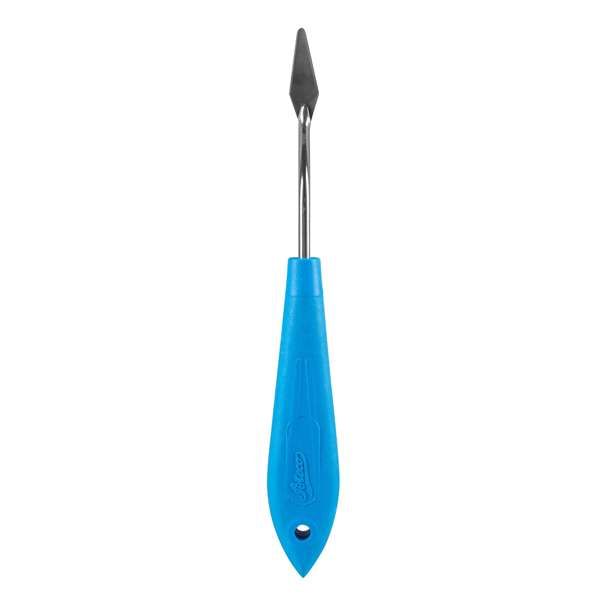 Ateco Diamond Shape Offset Spatula, Blue Non-Slip Handle, FINAL SALE