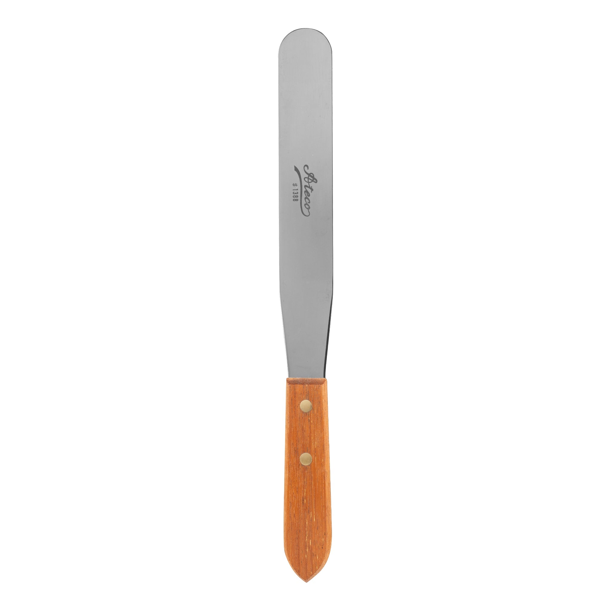 Ateco Straight Spatula, Wood Handle
