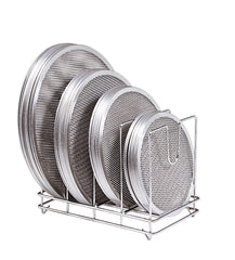 American Metalcraft Pizza Screen Storage Rack, Chrome-Plated Steel