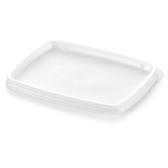 Aladdin Temp-Rite Disposable Non-Vented Rectangular Lid For 8 oz Soup Bowl, White (3000-pack)
