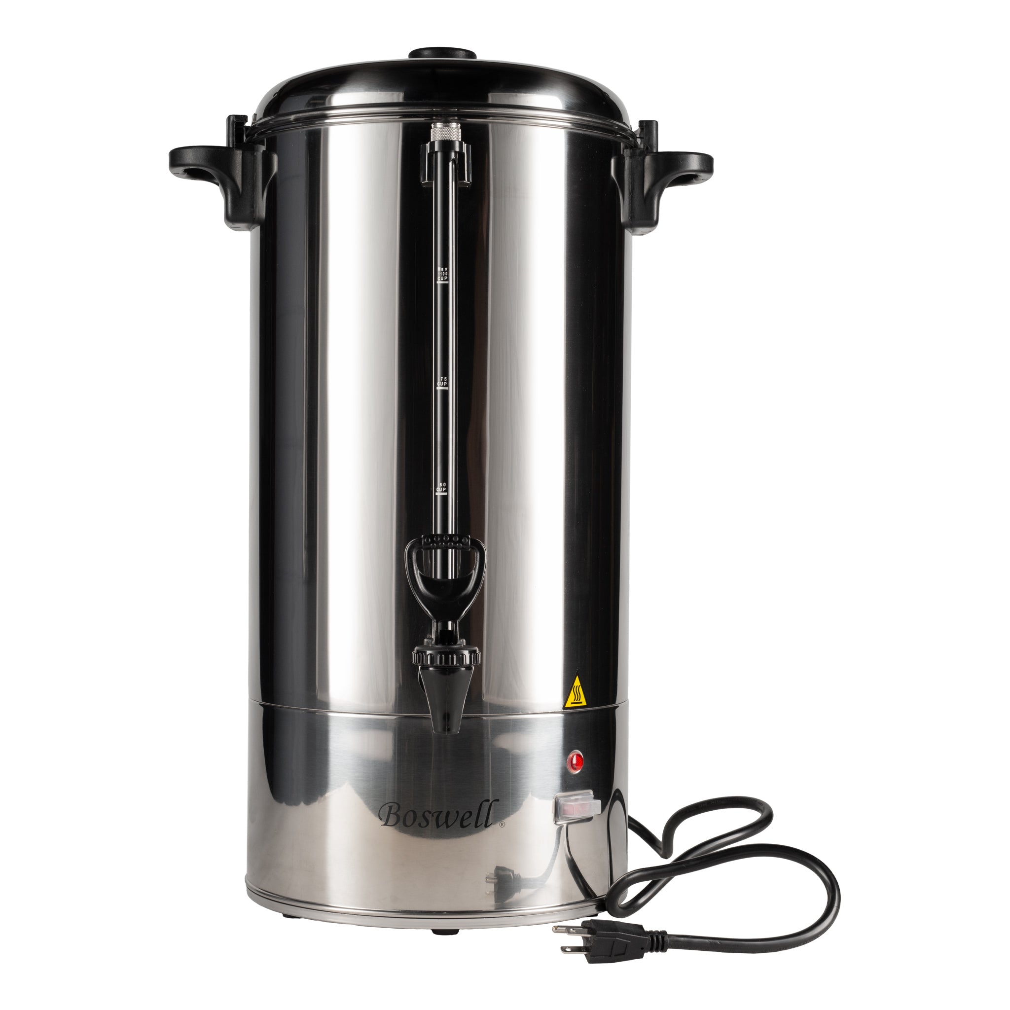 Boswell PC190C Coffee Percolator / Urn, 100 Cup, Stainless Steel, 120V