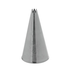 Ateco Open Star Piping Tip, Stainless Steel