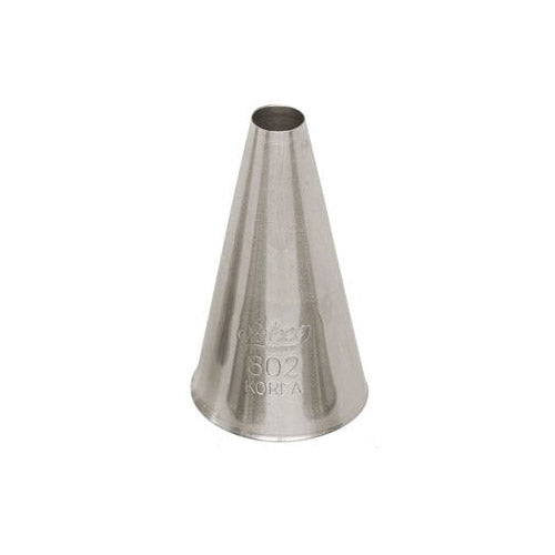 Ateco Plain Piping Tip, Stainless Steel