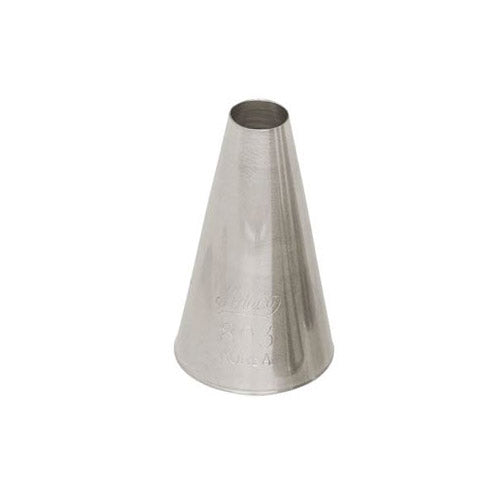 Ateco Plain Piping Tip, Stainless Steel