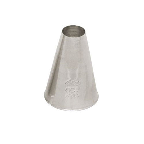 Ateco Plain Piping Tip, Stainless Steel