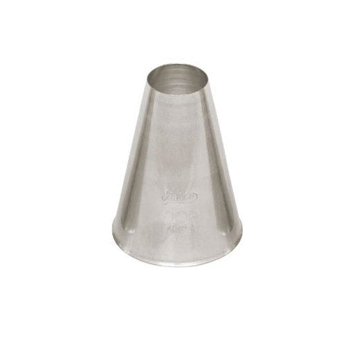 Ateco Plain Piping Tip, Stainless Steel