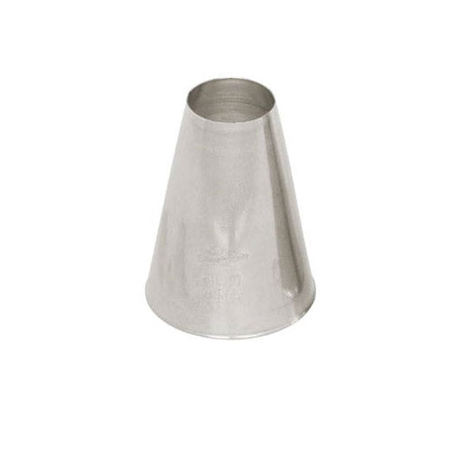 Ateco Plain Piping Tip, Stainless Steel