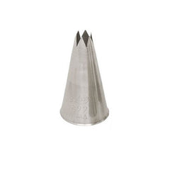 Ateco Open Star Piping Tip, Stainless Steel