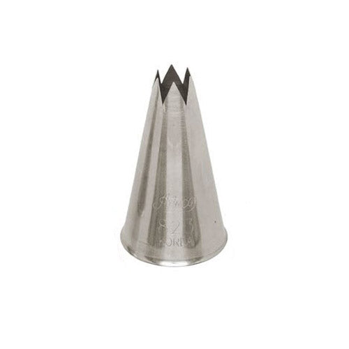 Ateco Open Star Piping Tip, Stainless Steel