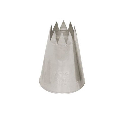 Ateco Open Star Piping Tip, Stainless Steel