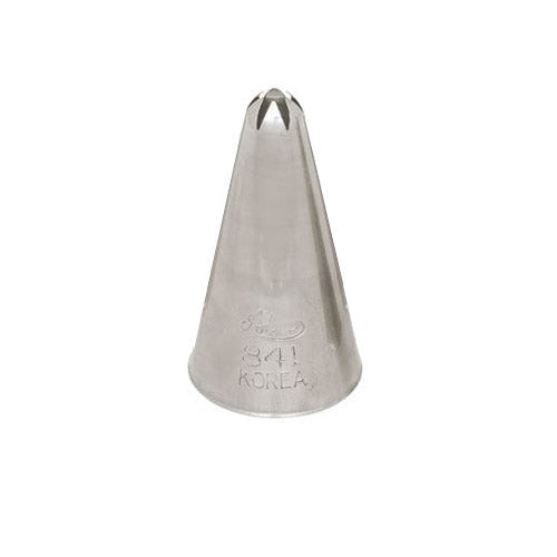 Ateco Closed Star Piping Tip, Stainless Steel