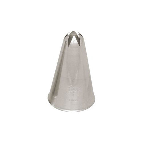 Ateco Closed Star Piping Tip, Stainless Steel