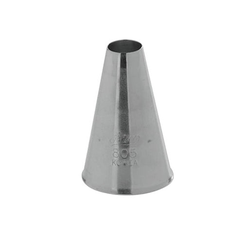 Ateco Plain Piping Tip, Stainless Steel