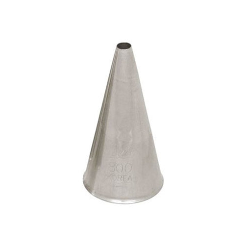 Ateco Plain Piping Tip, Stainless Steel