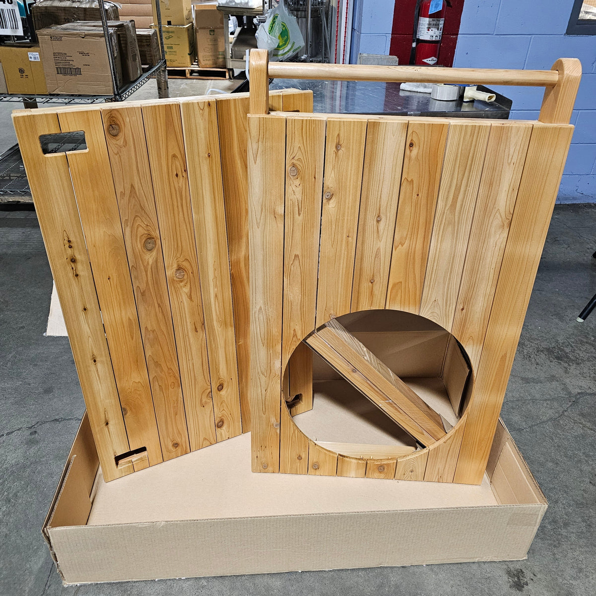 Big Green Egg Cedar Cart, Large, FINAL SALE
