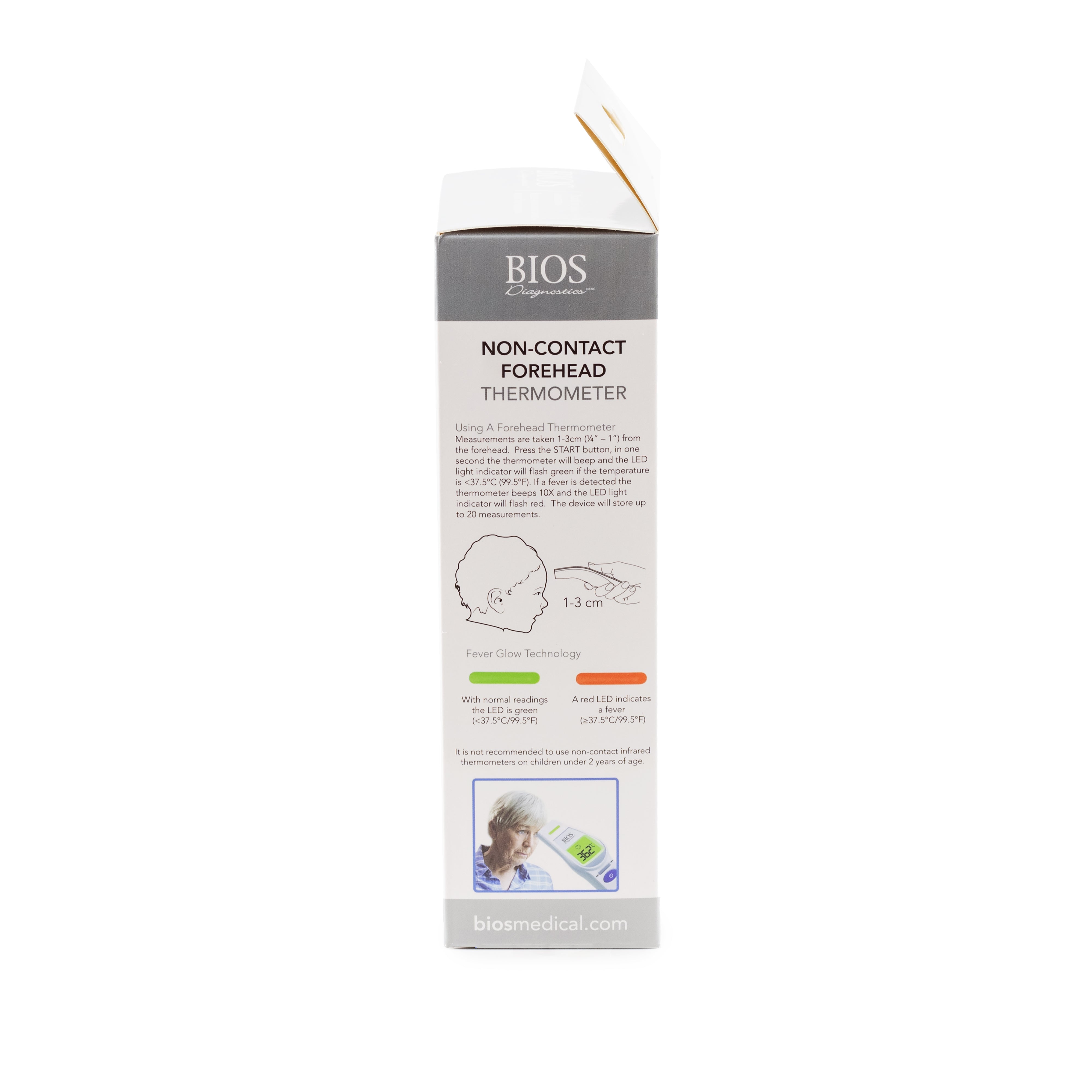 BIOS Professional Fever Glow Forehead Thermometer, FINAL SALE