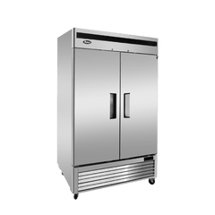 Atosa MBF8507GR Bottom Mount Double Stainless Steel Door Reach-In Refrigerator, 55", 115/60/1