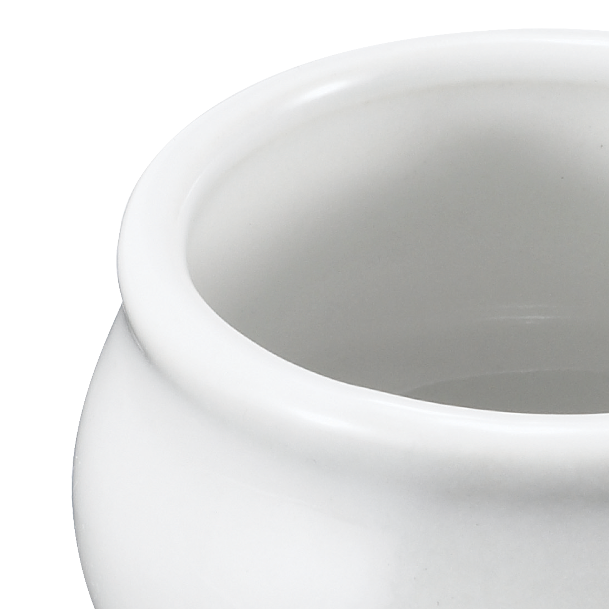 Browne Butter Pot, 2 oz, White