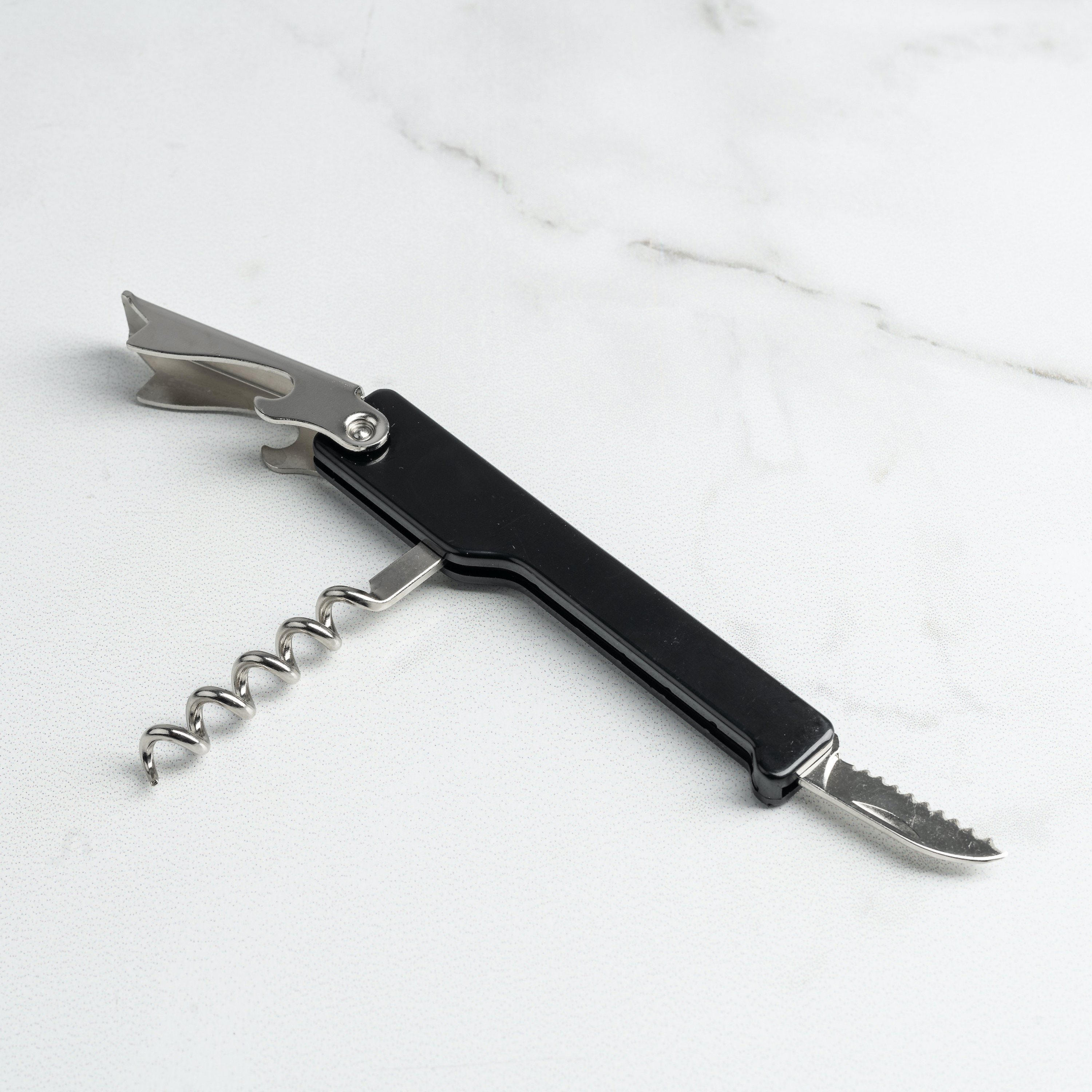 Browne Bar Mate Corkscrew, 4.5", Black