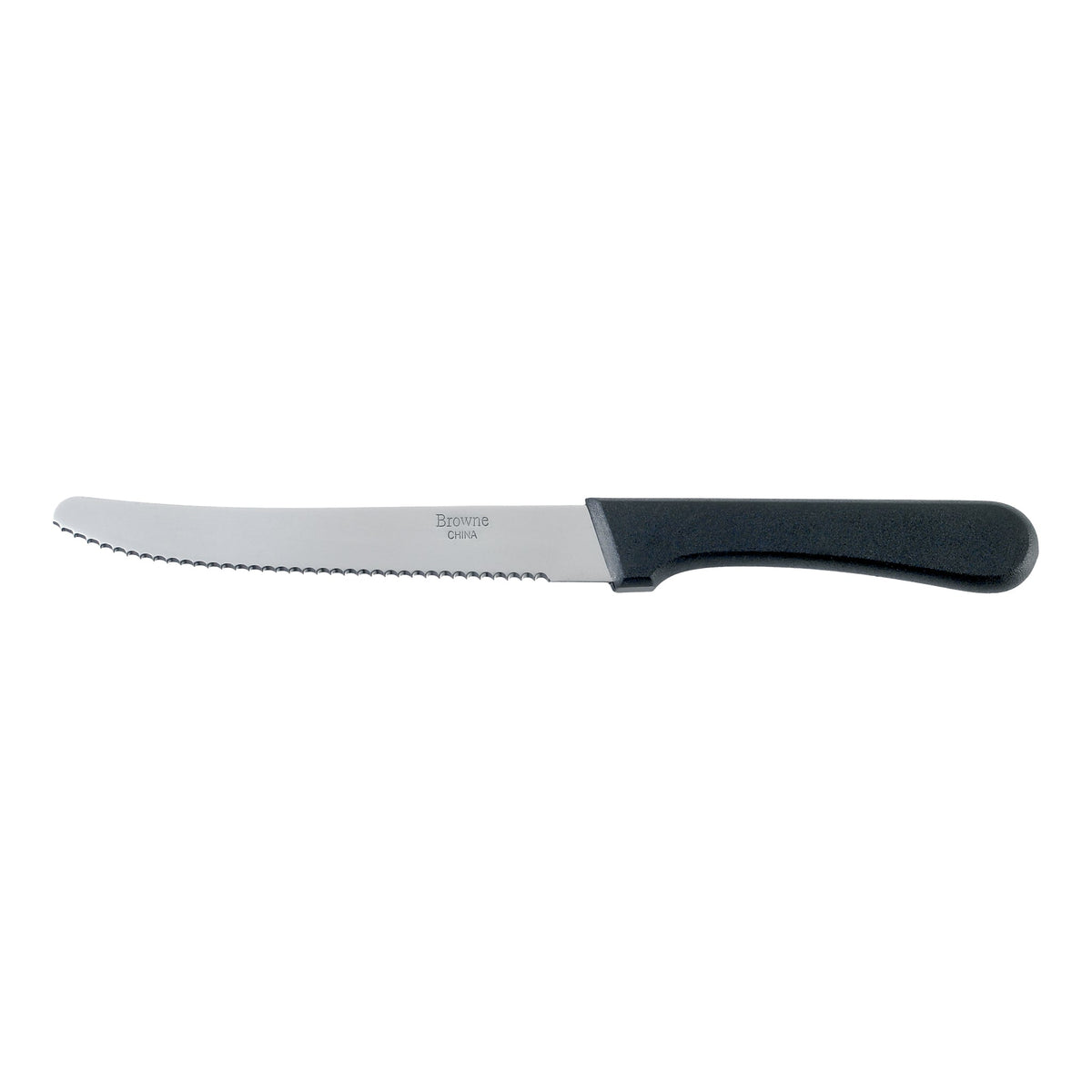 Browne Carnival Steak Knife, 8.8", Black Handle