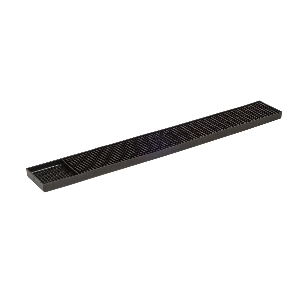 Browne Bar Drainer Mat, 3" x 24", Black