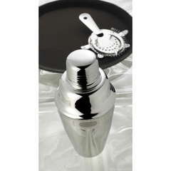 Browne Cocktail Shaker 3 Piece Set, Stainless Steel