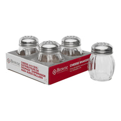Browne Cheese Shaker, 6 oz, Glass (4-pack)