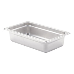 Browne 1/4 Size Food Pan, 24 Gauge Stainless Steel